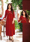 Shibori Vol 4 Long Printed Designer Kurtis Catalog